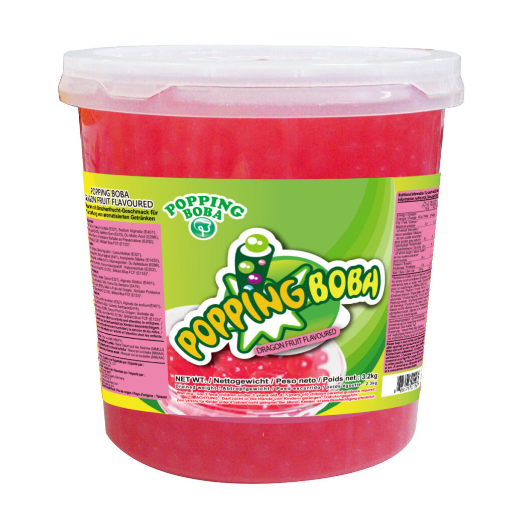 POPPING BOBA – DRAGON FRUIT | 3.2 KG