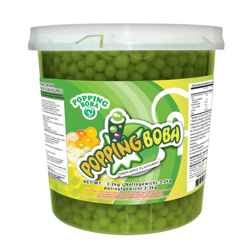 POPPING BOBA – GREEN APPLE | 3.2 KG