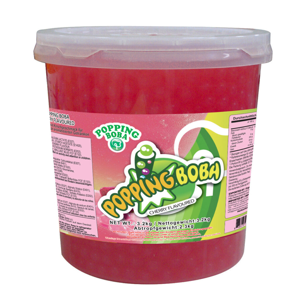 POPPING BOBA- CHERRY | 3.2 KG