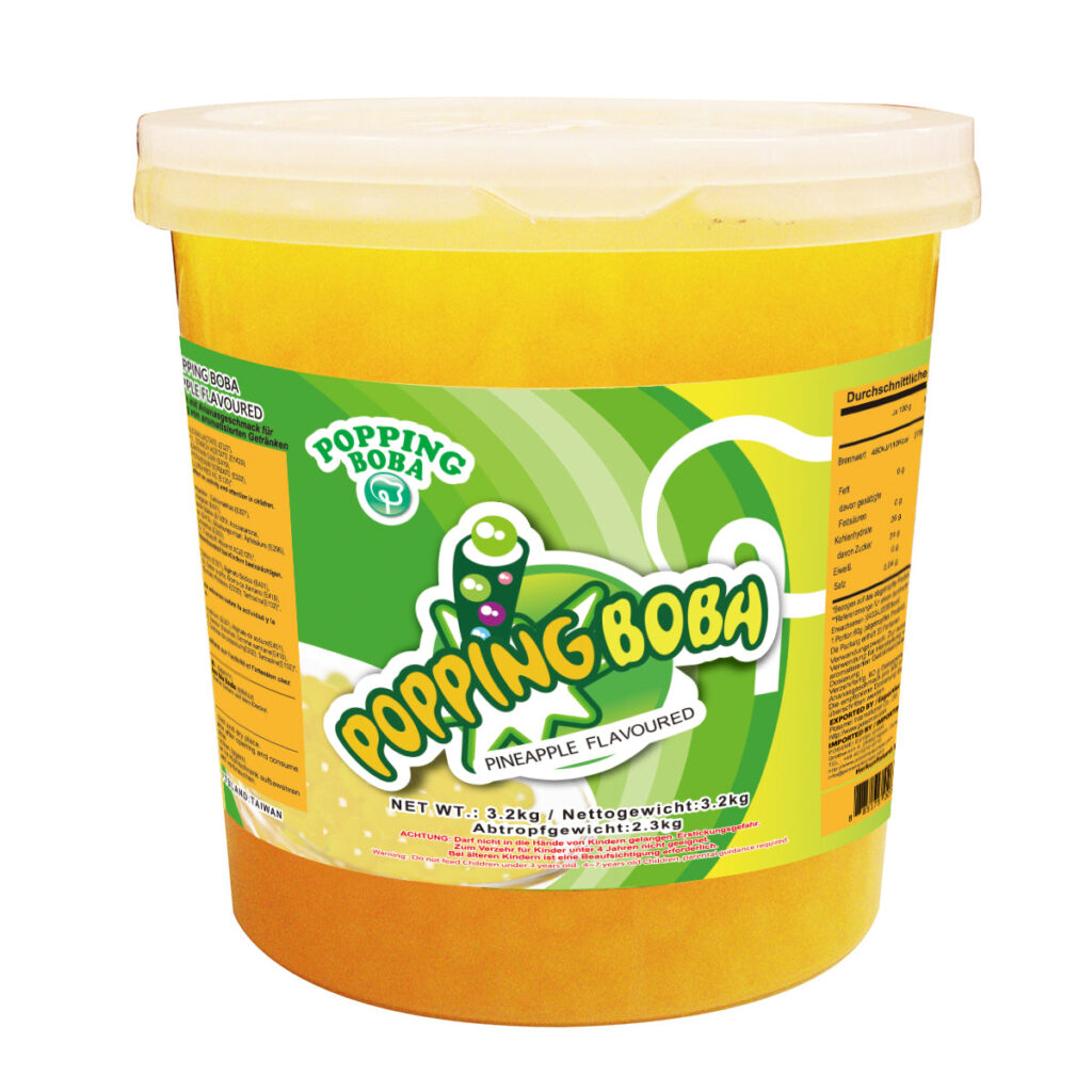 POPPING BOBA – PINEAPPLE | 3.2 KG