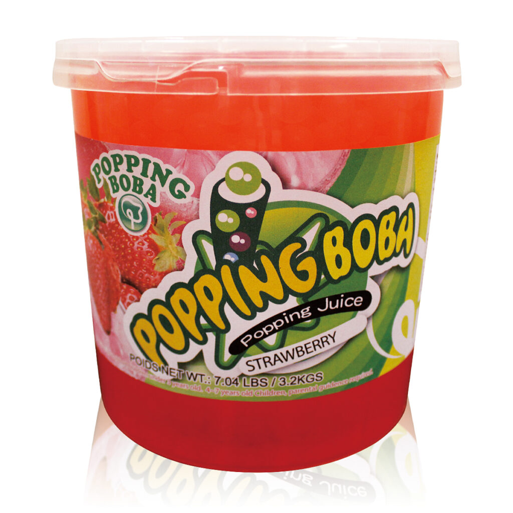 POPPING BOBA – STRAWBERRY | 3.2 KG